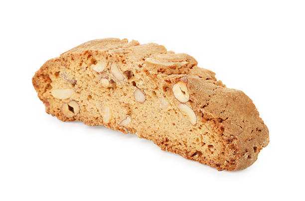 istock Traditional Italian almond biscuit (Cantucci) isolated on white 2211894954