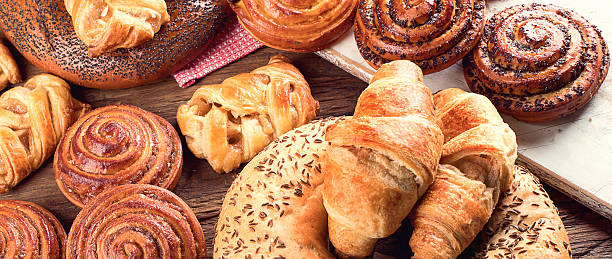 istock Set of fresh bakery pastries. 2211897523
