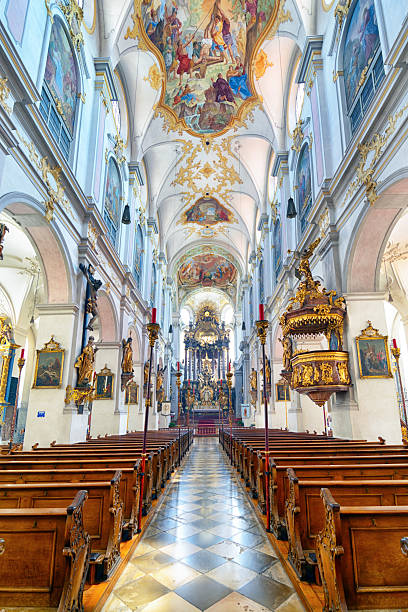 High altar by Erasmus Grasser (1450 - 1515) of St. Peter's Church in Munich, Germany
