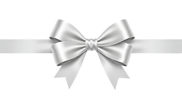 istock Isolated White Satin Ribbon Tied in a Bow 2211903168