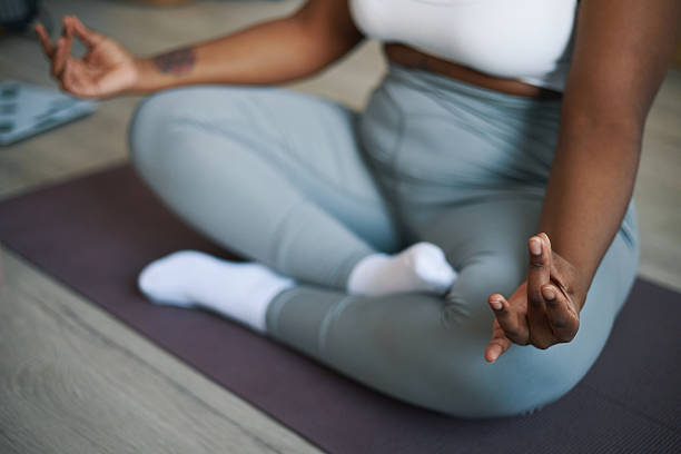 istock Practicing Yoga Meditation in Peaceful Indoor Setting 2211904298