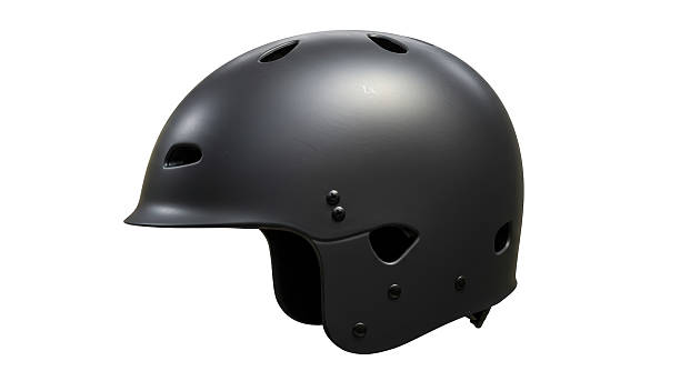 istock Isolated Black Full Face Helmet for Extreme Sports 2211905433