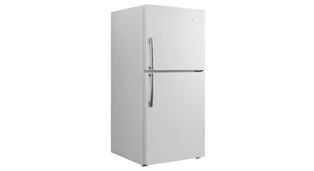 istock Isolated White Refrigerator Modern Appliance Kitchen Equipment 2211906215