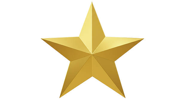istock Isolated Single Golden Star 2211907996