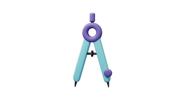 istock Isolated Compass for Measuring Geometric Shapes 2211914120