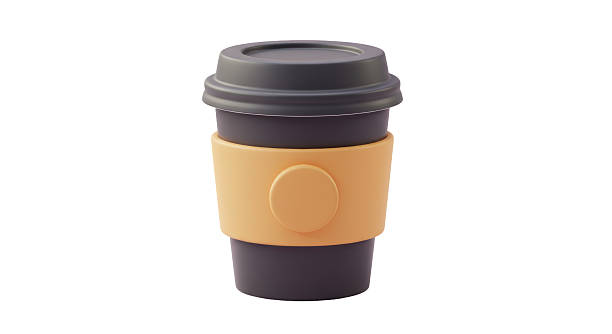 istock Isolated Coffee Cup with Lid and Sleeve 2211915706