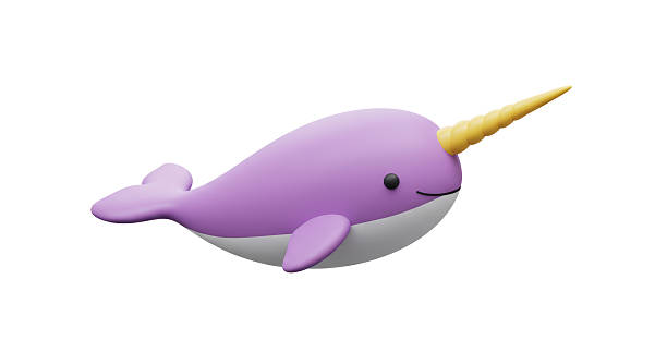 istock Isolated Cute Narwhal 2211916389