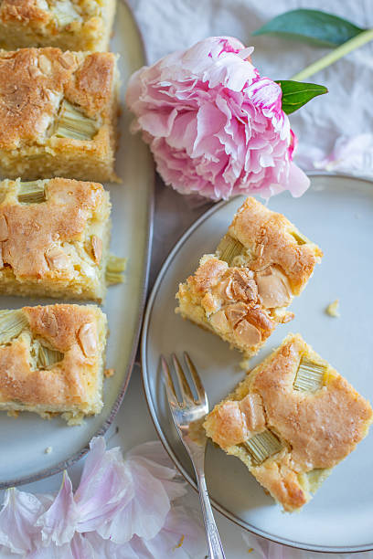 istock Sweet Rhubarb cake 2211917355