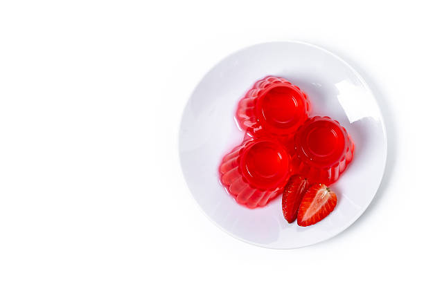 istock Fresh strawberry jelly isolated on white background 2211917948