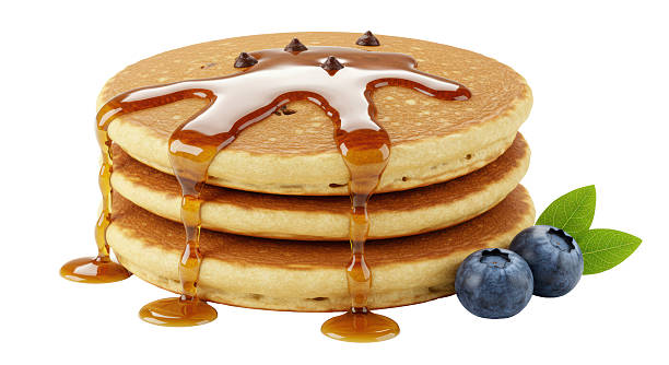 istock Isolated Stack of Pancakes with Blueberries and Maple Syrup 2211918227