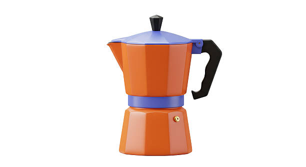 istock Isolated Orange Italian Coffee Maker 2211918440