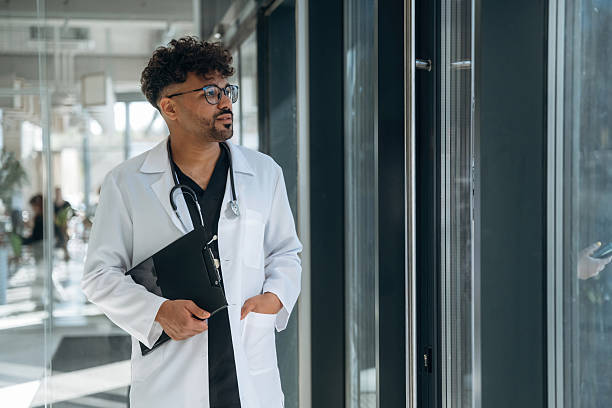 istock Doctor is indoors in the modern building 2211929046