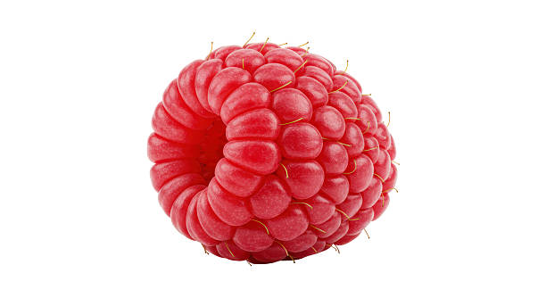 istock Isolated Close-up of Fresh and Juicy Raspberry 2211930291