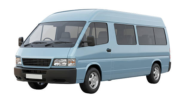 istock Isolated Blue Passenger Van Minibus Transportation Vehicle 2211930296