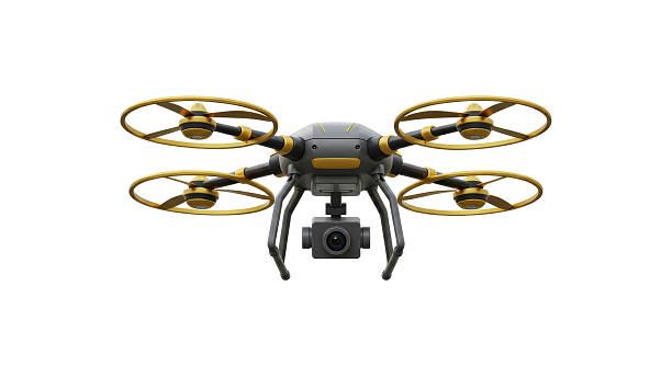 istock Isolated Drone with Camera for Aerial Photography 2211932390