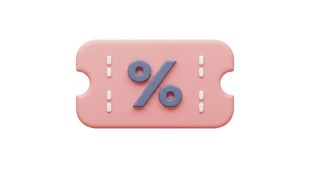 istock Isolated Discount Coupon Percentage Symbol 2211934034