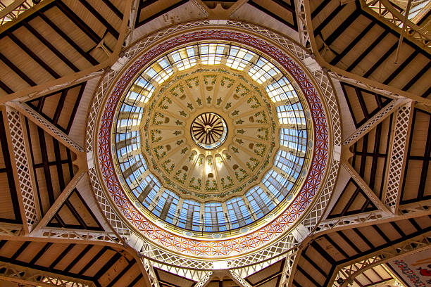 istock Famous market building in Valencia - interior 2211938352