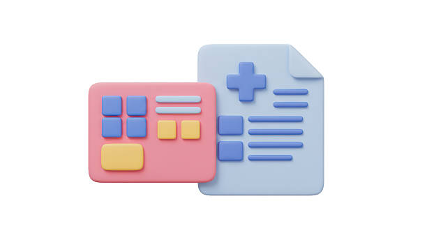 istock Isolated Medical Report and Pill Organizer 2211938706