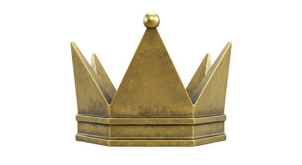 istock Isolated Golden Royal Crown with Detailed Texture 2211938864