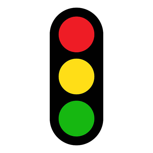 traffic light icon. traffic signal sign. street regulation system. - světelné signalizační zařízení silniční signál stock ilustrace