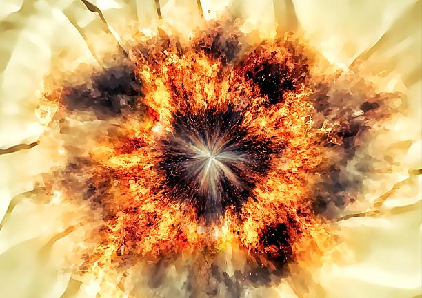 istock 3d illustration background of scorched and punctured fire flames 2211942615