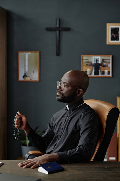 istock Tranquil Pastor in Chair 2211944598