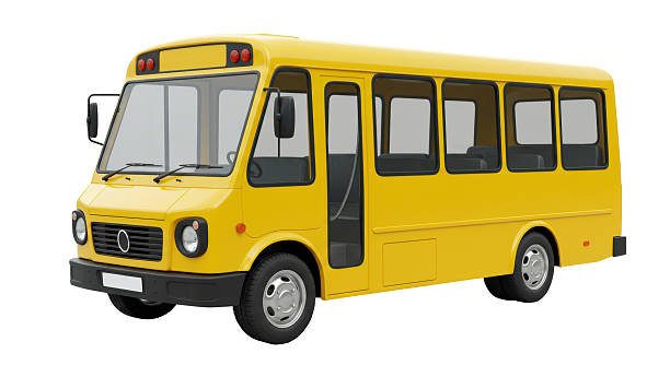 istock Isolated Classic Yellow School Bus with Detailed Features 2211944785