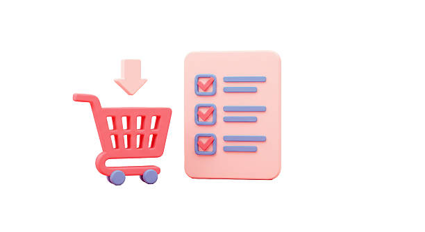 istock Isolated Shopping Cart and Checklist Icon 2211945116