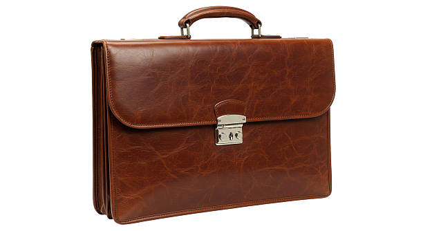 istock Isolated Brown Leather Briefcase - Professional Business Accessory 2211945277