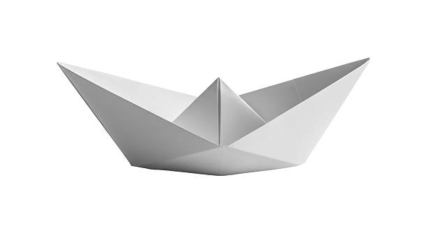 istock Isolated White Paper Boat Origami Simple Art 2211945773