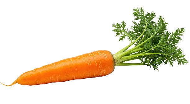 istock Isolated Whole Fresh Carrot with Green Leaves 2211945877