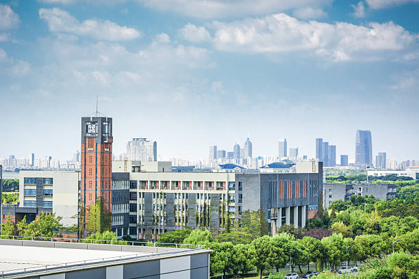 istock Captivating Urban Landscape with Modern Architecture and Lush Greenery in a City Setting 2211948186