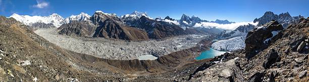 istock Panoramic view of Ngozumba glacier great himalayan range 2211949082