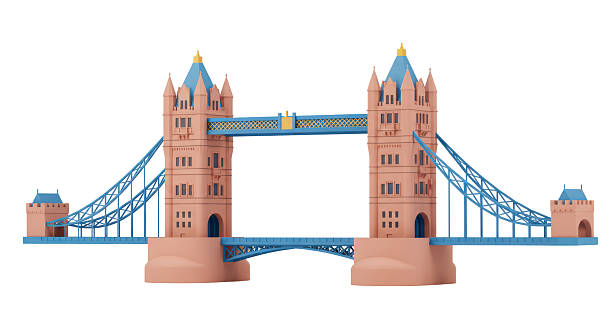 istock Isolated Detailed London Tower Bridge Model 2211950175