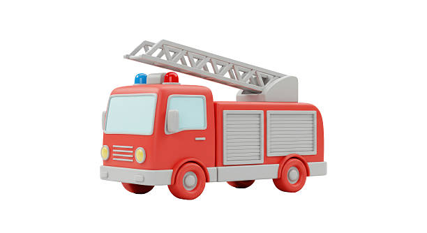istock Isolated Fire Truck Rescue Emergency Service 2211950286