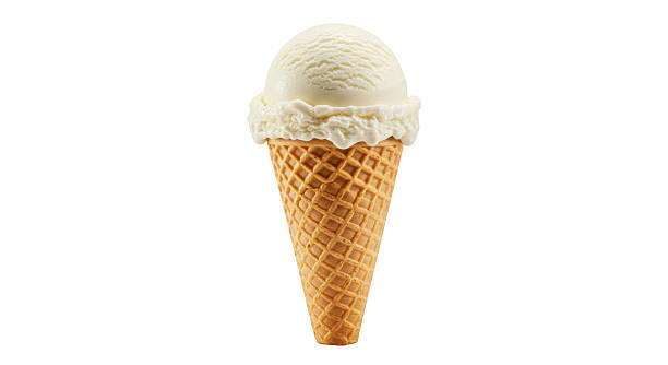 istock Isolated Vanilla Ice Cream Cone 2211950386