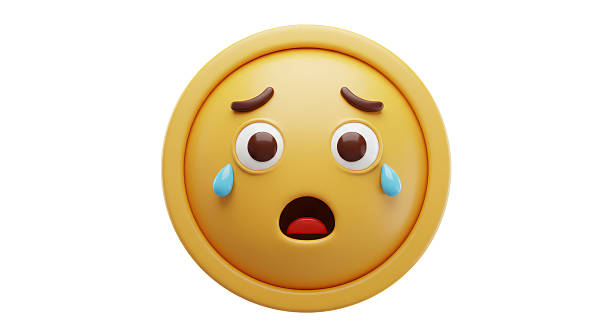 istock Isolated Crying Face Emoji Coin Illustration 2211950976
