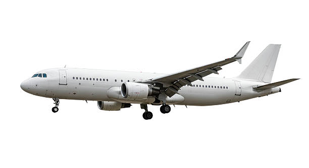 istock Isolated White Passenger Airplane Ascending 2211950982