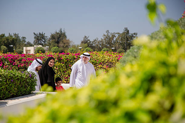istock Three Generation Arab Family Enjoying at Park 2211953081