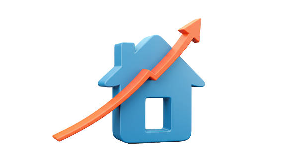 istock Isolated Real Estate House Price Growth Chart 2211955721