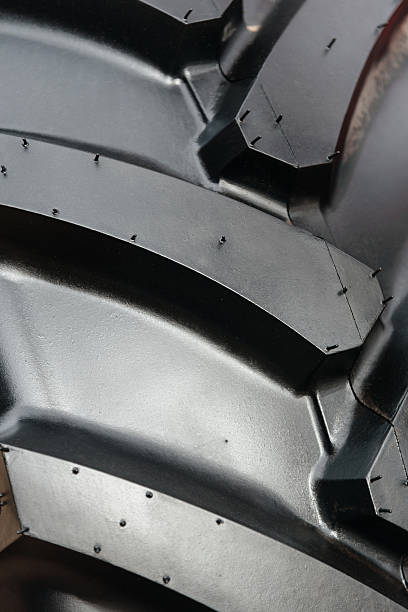 istock huge black rubber tractor tire 2211959221