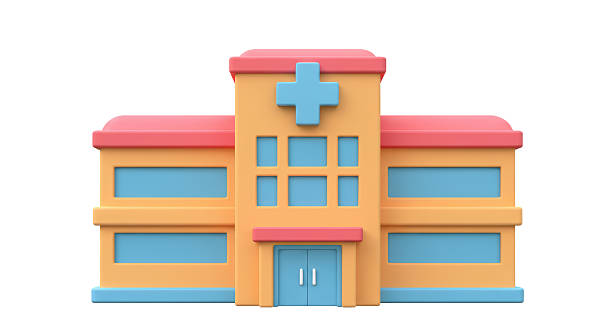 istock Isolated Hospital Illustration 2211974775