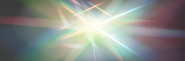 istock Soft pastel holographic light leak, dreamy blurred prism glow, ethereal abstract background. 2211981900