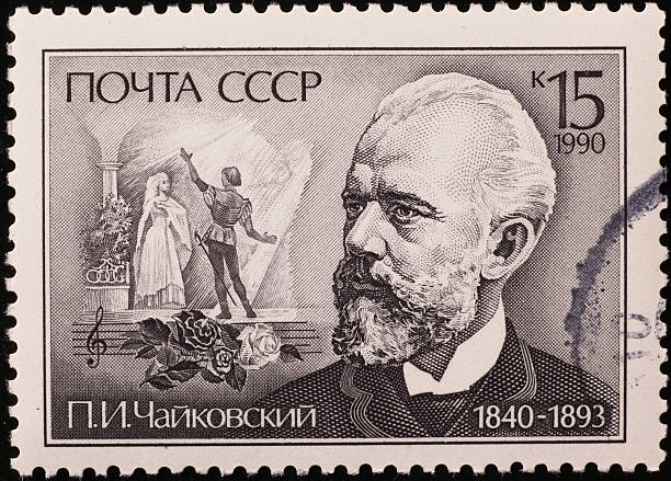 istock Composer Pyotr Ilyich Tchaikovsky on russian postage stamp 2211984560