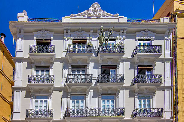istock View of the facade from Valencia buildings 2211987512