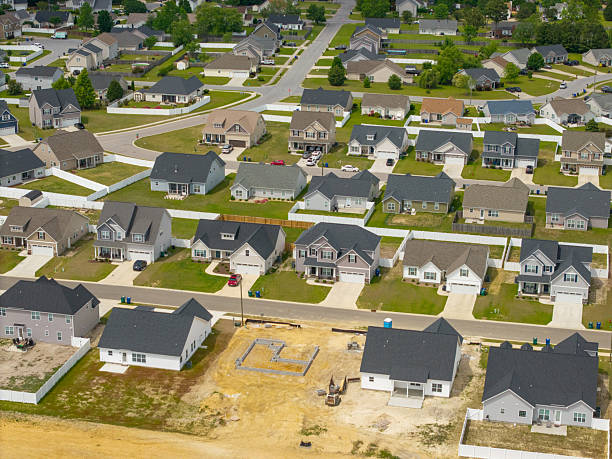 istock New Houses in a New Development Neighborhood - High Angle 2212012567