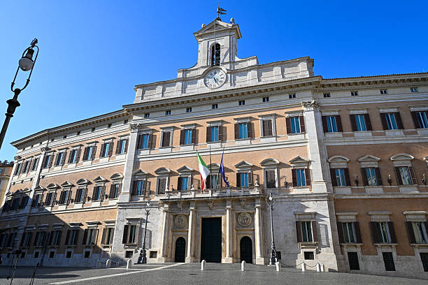 istock Parliament building Montecitorio palace - Rome, Italy 2212015773