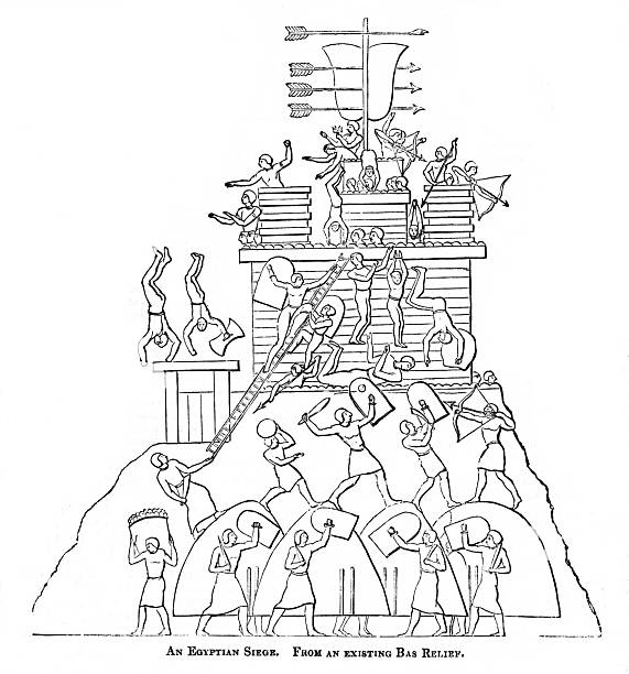 istock Egyptian Military in Siege, Ancient History, Egypt, North Africa 2212021376