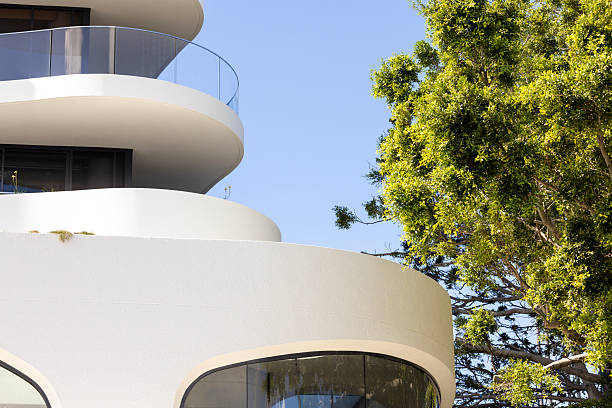 istock Brand new modern apartment building, background with copy space 2212025620