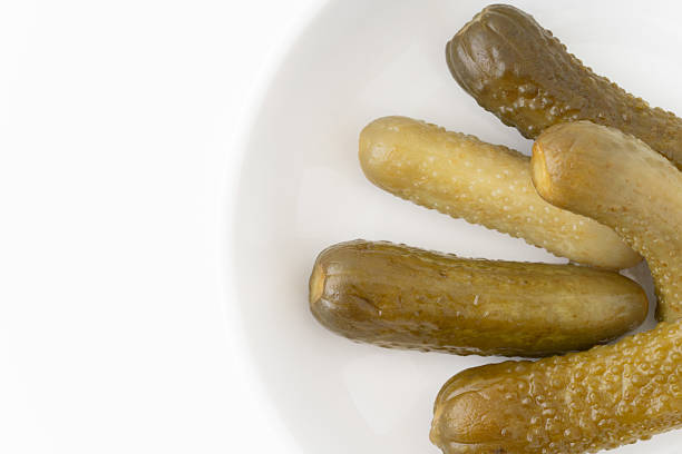 Close-up of cucumber pickles